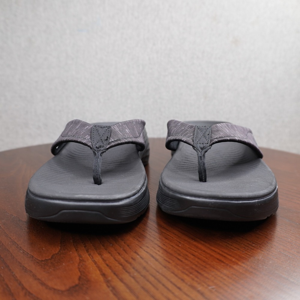 Skechers Sandals Women's Size 10 Black Thong Flip Flop Walking Cushioning 140502 - Picture 2 of 16
